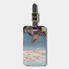 Etiqueta Para Maletas Utagawa Hiroshige - Fukagawa Susaki y Jumantsubo