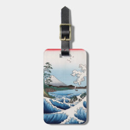 Etiqueta Para Maletas Utagawa Hiroshige - Mar frente a Satta, Provincia 
