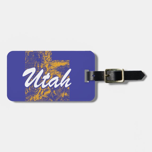 Etiqueta Para Maletas Utah (Frente Horizontal)