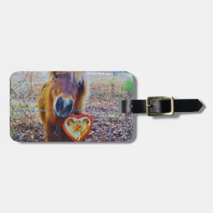 Etiqueta Para Maletas Valentine Heart Horse