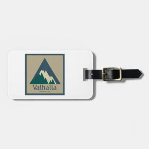 Etiqueta Para Maletas Valhalla Parque Provincial Rústico