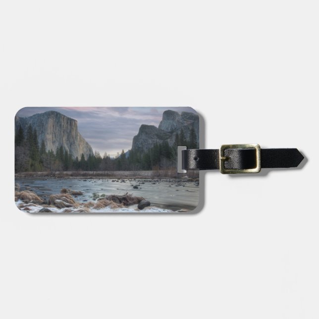 Etiqueta Para Maletas Valle de Yosemite (Frente Horizontal)
