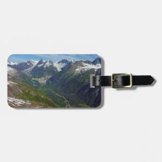 Etiqueta Para Maletas Valle tallado en glaciar de Alaskan