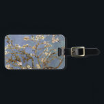 Etiqueta Para Maletas Van Gogh Almond Blossom<br><div class="desc">Serie de pintura natural Vincent Van Gogh - Florencia de almendras en tonos azules</div>