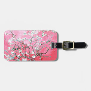 Etiqueta Para Maletas Van Gogh Almond Blossoms Azul rosa