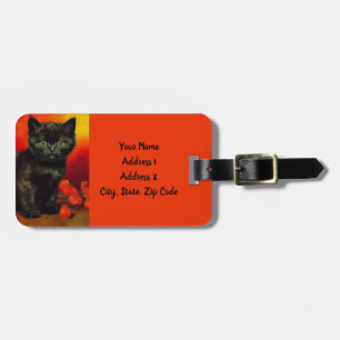 Etiqueta Para Maletas Van Gogh Black Kitten