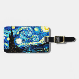 Etiqueta Para Maletas Van Gogh - Noche Starry