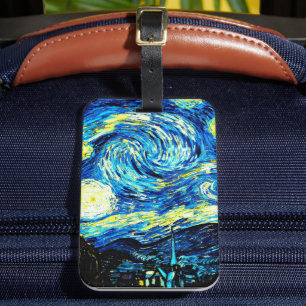 Etiqueta Para Maletas Van Gogh - Noche Starry
