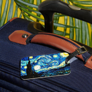 Etiqueta Para Maletas Van Gogh - Noche Starry
