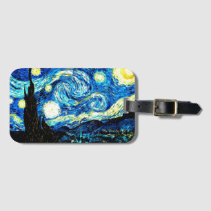 Etiqueta Para Maletas Van Gogh - Noche Starry