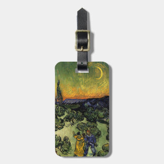 Etiqueta Para Maletas Van Gogh: "promenade" de la tarde