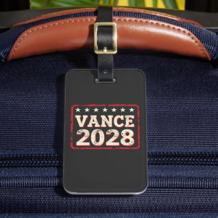Etiqueta Para Maletas Vance 2028 Para la elección presidencial Trump Rep