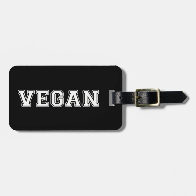 Etiqueta Para Maletas Vegan (Frente Horizontal)
