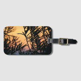 Etiqueta Para Maletas Vegetación al atardecer