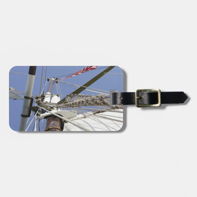 Etiqueta Para Maletas Vela lejos (Frente Horizontal)