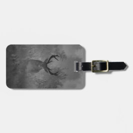 Etiqueta Para Maletas Venado En La Niebla