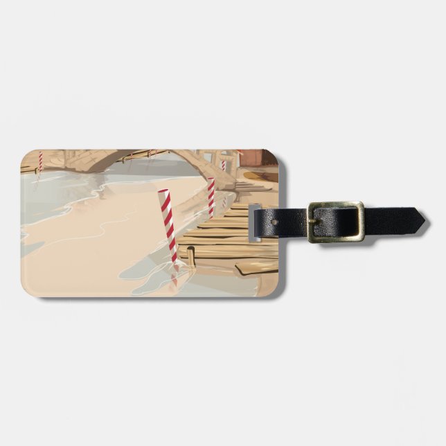 Etiqueta Para Maletas Venecia (Frente Horizontal)