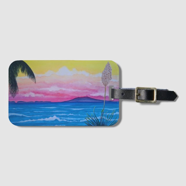 Etiqueta Para Maletas Ventura Sunset (Anverso horizontal)