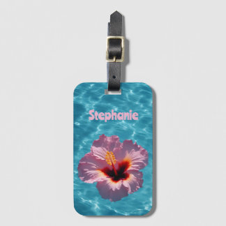 Etiqueta Para Maletas Verano de Hibiscus