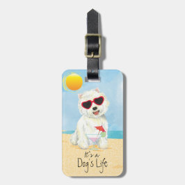 Etiqueta Para Maletas Verano Westie