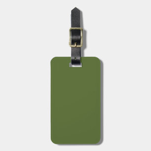Etiqueta Para Maletas Verde oliva sólido