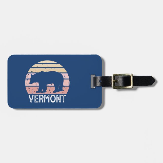 Etiqueta Para Maletas Vermont Bear (Frente Horizontal)