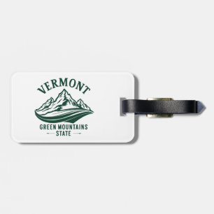 Etiqueta Para Maletas Vermont El estado de la montaña verde