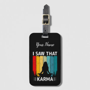 Etiqueta Para Maletas Vi ese Karma