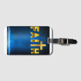 Etiqueta Para Maletas "Viaja con confianza, confía en la fe".