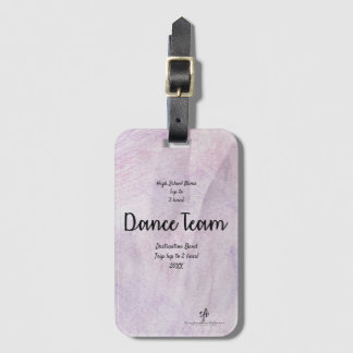 Etiqueta Para Maletas Viaje de banda del equipo Lavender Delite