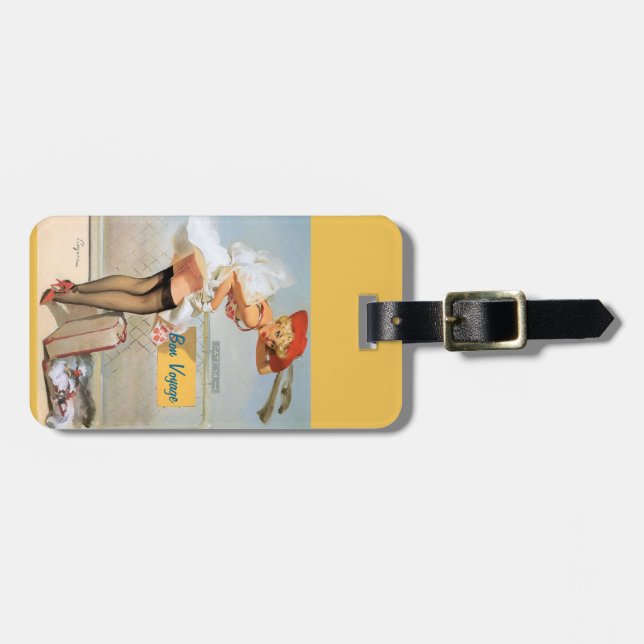 Etiqueta Para Maletas Viaje de Bon (Frente Horizontal)