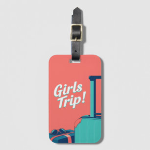 Etiqueta Para Maletas Viaje de chicas