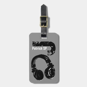 Etiqueta Para Maletas Viaje de DJ