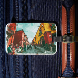 Etiqueta Para Maletas Viaje de época retro CDMX en Ciudad de México