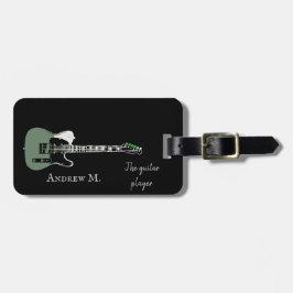 Etiqueta Para Maletas Viaje de guitarra / guitarrista eléctrico personal