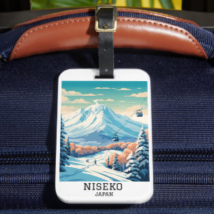 Etiqueta Para Maletas Viaje de invierno de Niseko Japón