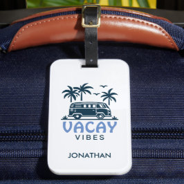 Etiqueta Para Maletas Viaje de verano en furgoneta camper 