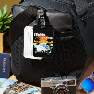 Etiqueta Para Maletas Viaje del grupo de amigos familiares Amelia Cruise