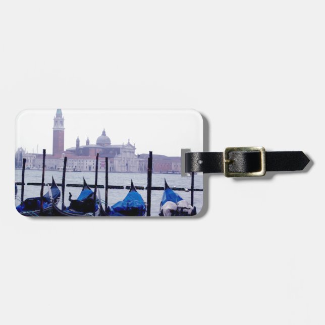 Etiqueta Para Maletas Viajes a Venecia Italia (Frente Horizontal)
