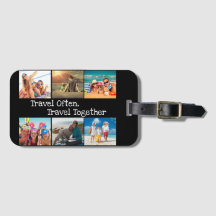 Viajes de Collage de fotos de vacaciones a menudo 