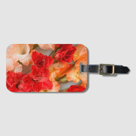 Etiqueta Para Maletas Vibrant Gladiolus flowers