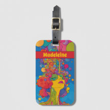 Vibrante Psicodelia Pop Art Groovy Retro Design