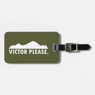Etiqueta Para Maletas Victor Idaho Please