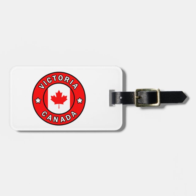 Etiqueta Para Maletas Victoria Canadá (Frente Horizontal)