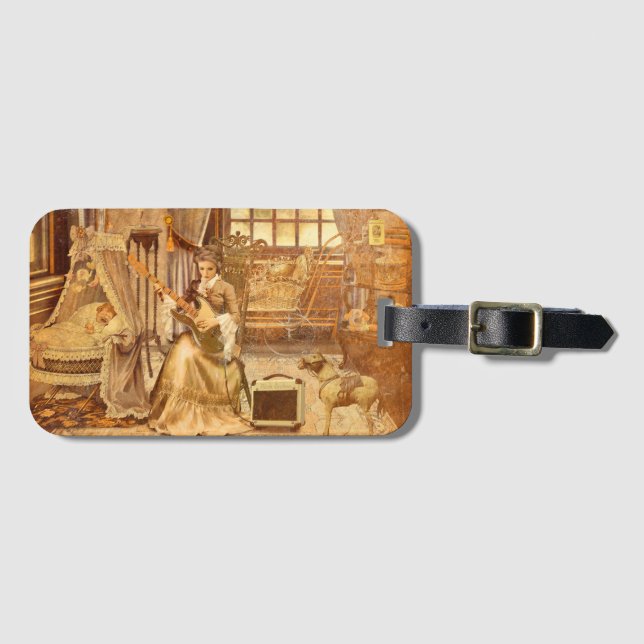 Etiqueta Para Maletas Victorian Lullaby (Anverso horizontal)