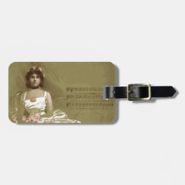 Etiqueta Para Maletas victoriano de música