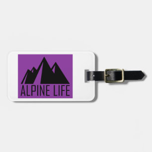 Etiqueta Para Maletas Vida alpina
