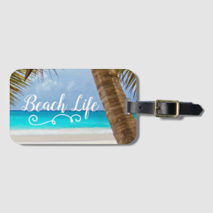 Etiqueta Para Maletas Vida de Playa
