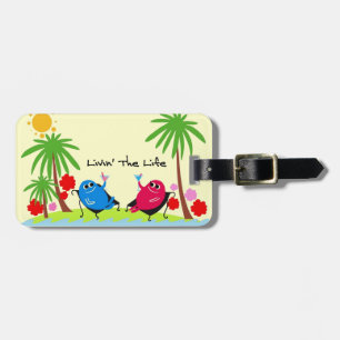 Etiqueta Para Maletas Vida en la playa