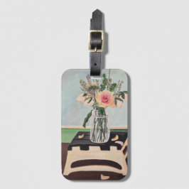 Etiqueta Para Maletas Vida fija floral